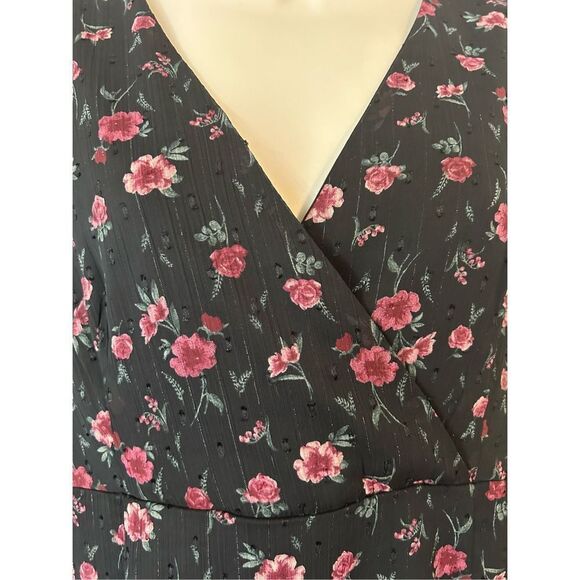 Altar'd State Black and Pink Floral Mini Dress - Picture 6 of 13